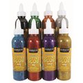 Sargent Art 8Ct 4Oz Glitter Glue Assortment SAR221808